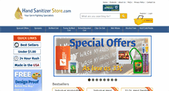 Desktop Screenshot of handsanitizerstore.com